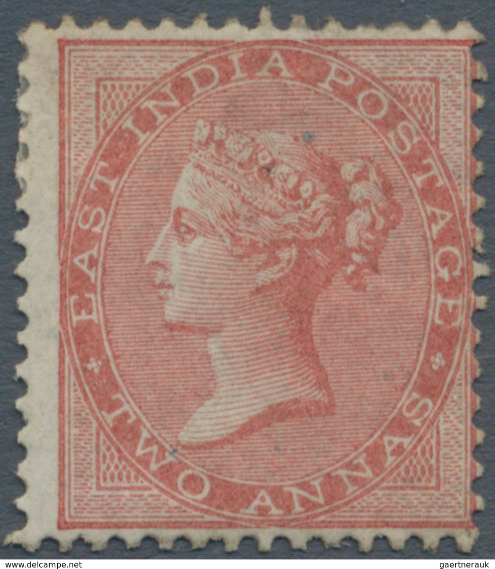 Indien: 1856-64 QV 2a. Dull Pink, Unused With Small Parts Of Gum (toned), Good Perforation And Fresh - Other & Unclassified