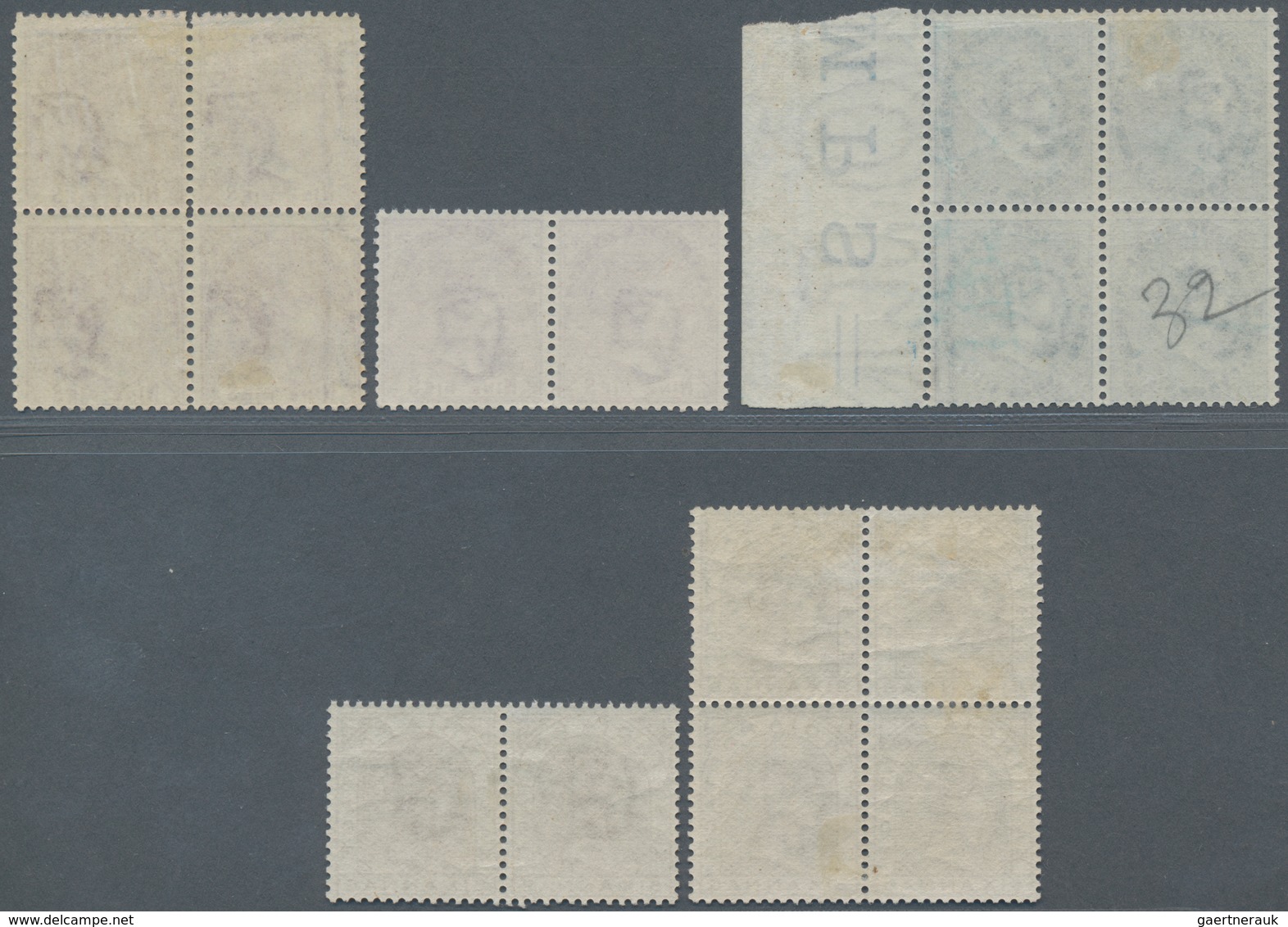 Indien: 1865-76 Group Of 43 East India Stamps Mint, 15 Different (denom. And Colour Shades), With 18 - Sonstige & Ohne Zuordnung