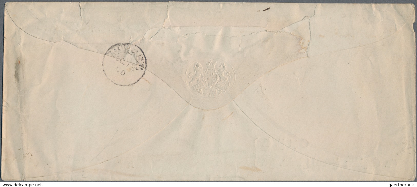 Indien - Dienstmarken: 1870 Official 'O.H.M.S.' Envelope Used From Rawalpindi (now Pakistan) To Murr - Dienstzegels