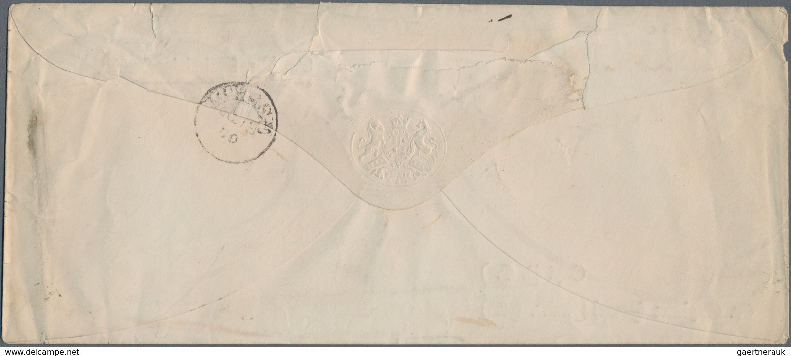 Indien - Dienstmarken: 1870 Official 'O.H.M.S.' Envelope Used From Rawalpindi (now Pakistan) To Murr - Official Stamps