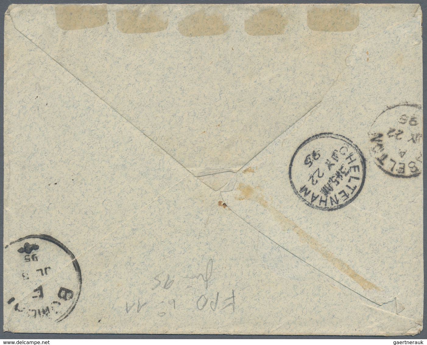 Indien - Feldpost: 1895 Chitral Relief Force: Double-rate Cover From Field Post Office 11 At Chakdar - Militaire Vrijstelling Van Portkosten