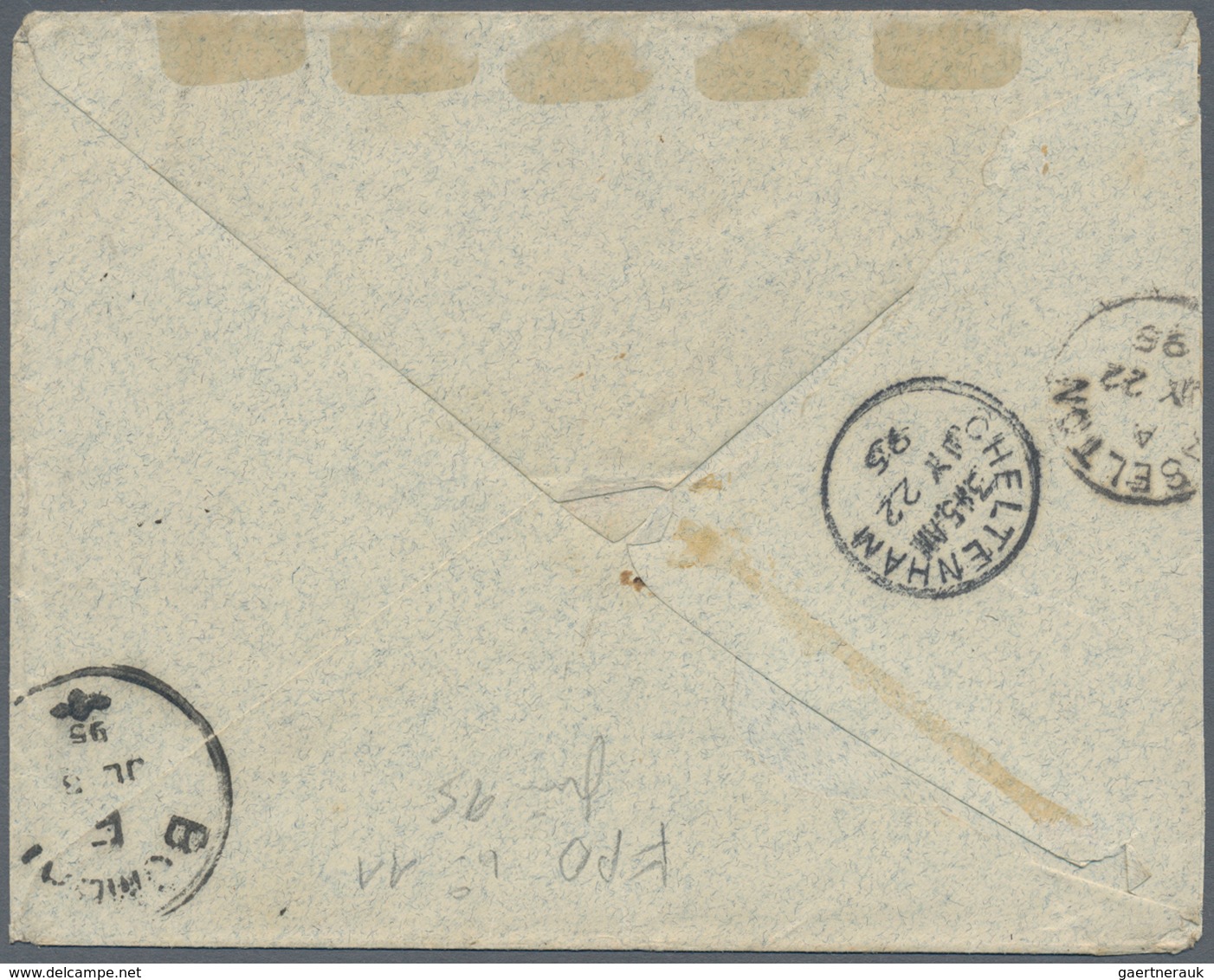 Indien - Feldpost: 1895 Chitral Relief Force: Double-rate Cover From Field Post Office 11 At Chakdar - Military Service Stamp