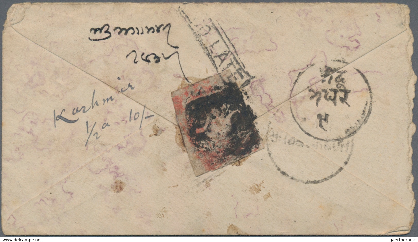 Indien - Feudalstaaten: KASCHMIR: 1877/1890, Three Postal Stationery Covers Of British India From SI - Andere & Zonder Classificatie
