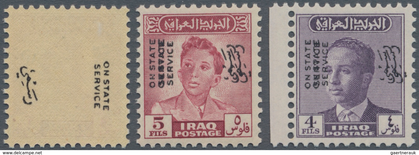 Irak: 1941/1970: Two Mint Issues And Varieties, With 1941-47 Definitives, Complete Set Of 22 To 1d., - Irak
