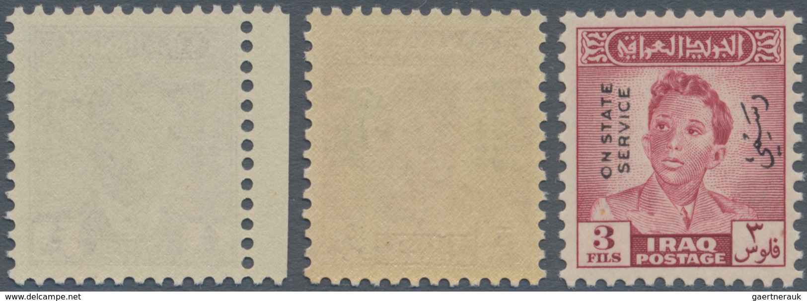 Irak: 1941/1970: Two Mint Issues And Varieties, With 1941-47 Definitives, Complete Set Of 22 To 1d., - Iraq