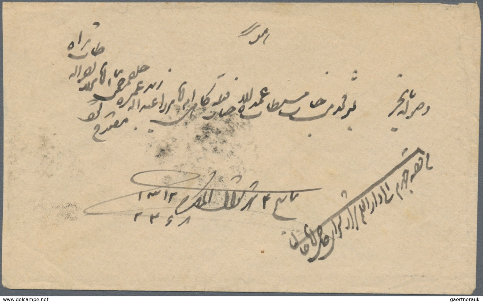 Iran: 1894/1904, Three Franked Domestic Letters Each With Single Franking On Reverse As There Are 5 - Iran