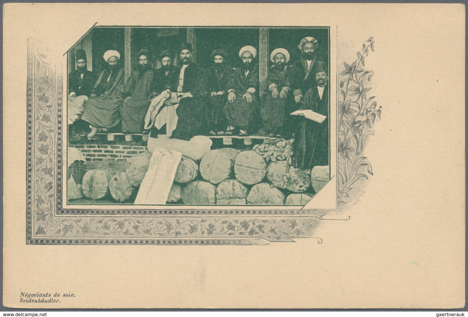 Iran: 1904, Pictorial Stat. Postcard 5ch. 'Shah Muzzafar-ad-Din' With Persian Ptg. Below Stamp Impre - Iran