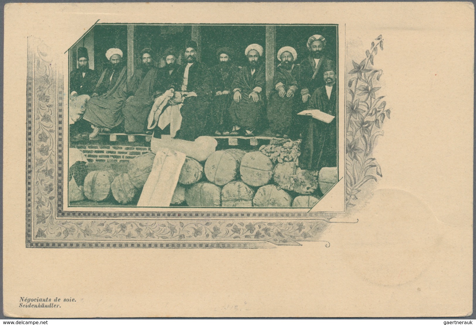 Iran: 1912 (22.5.), Pictorial Stat. Postcard 5ch. 'Shah Muzzafar-ad-Din' With Boxed Opt. 'PROVISOIRE - Iran