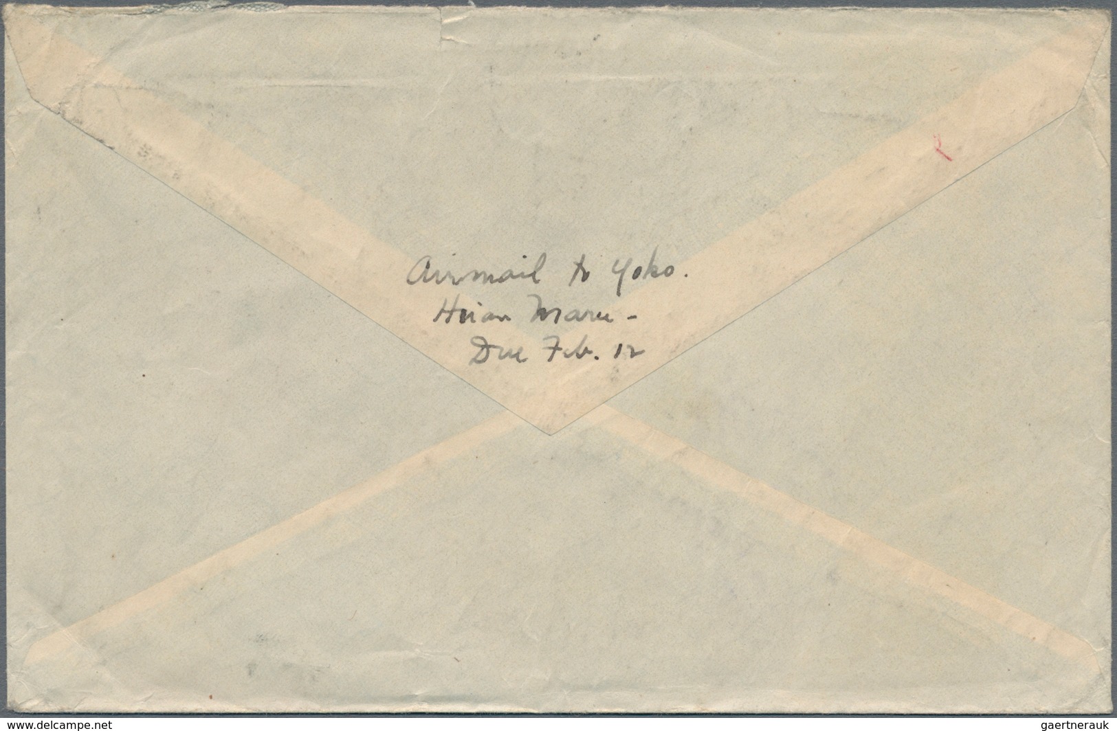 Japanische Post In Korea: 1937/39, Fuji Deer White Paper 20 S. (2), Nikko NP 10 S. Tied "Kanghwamun - Militaire Vrijstelling Van Portkosten
