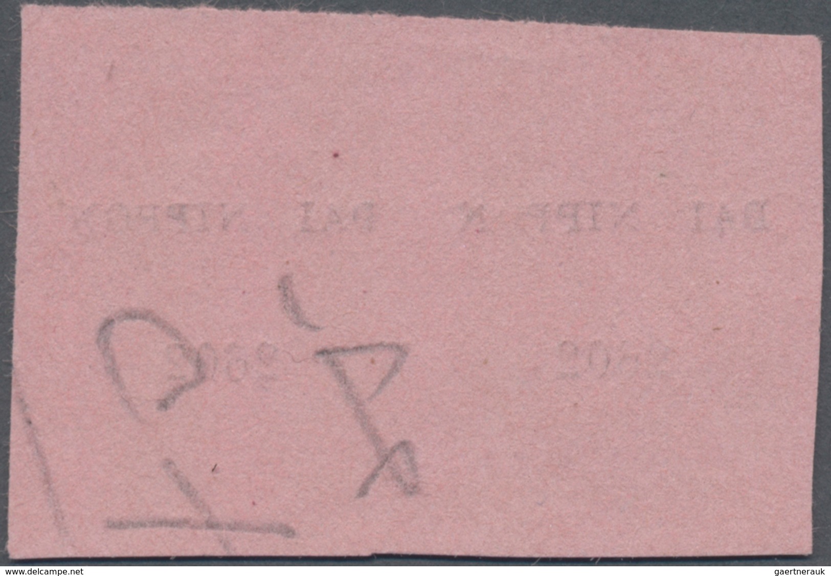 Japanische Besetzung  WK II - Malaya: 1942, "DAI NIPPON / 2602", Two Test Strikes Of Ovpt. Hs. On Pi - Malaysia (1964-...)