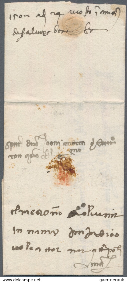 Jordanien: 1501, August 19, Folded Merchant Envelope From Damascus To Amman, Message "merchant Alvis - Jordanië