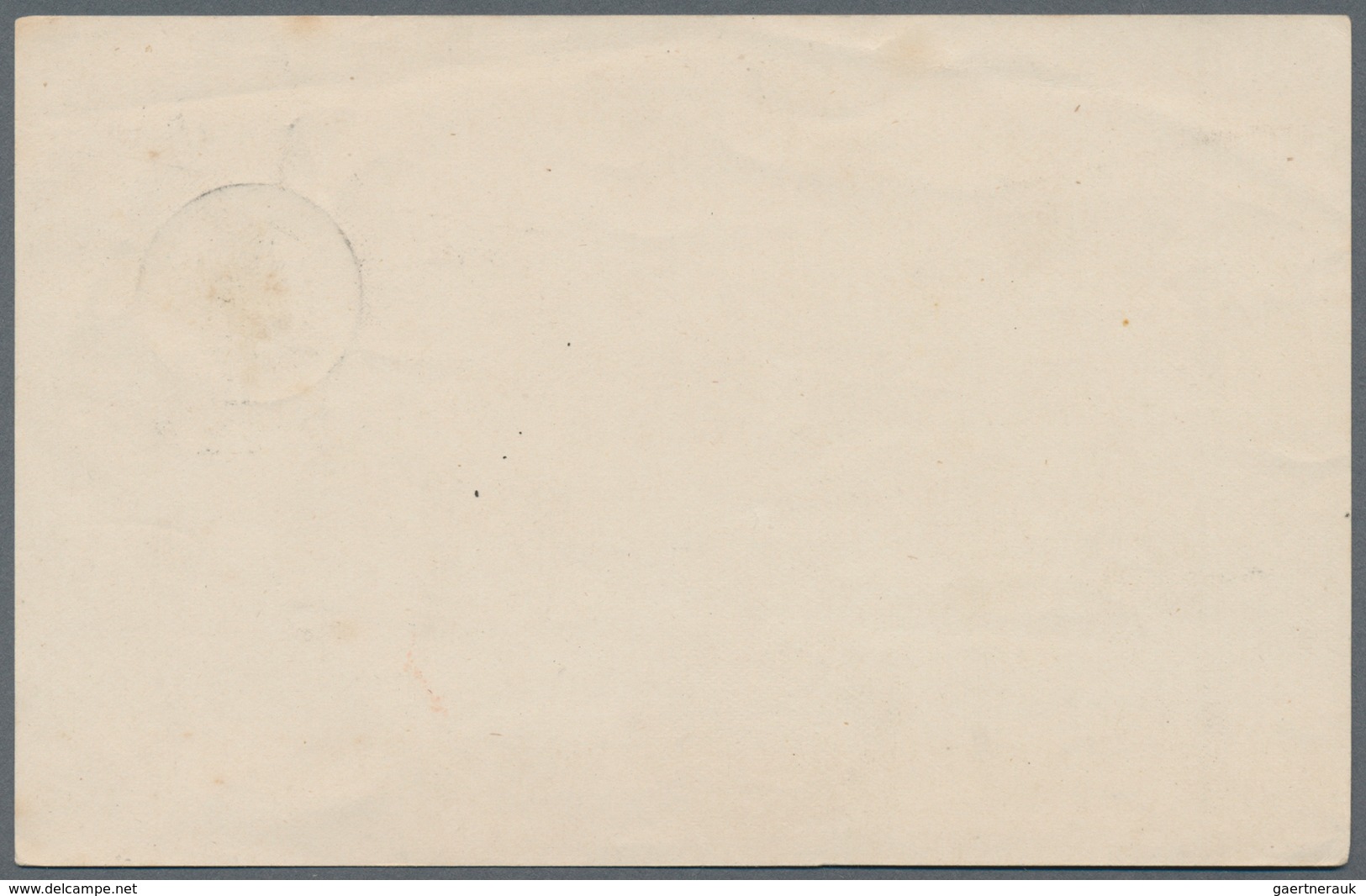 Korea: 1900, Stationery: Card 1 Ch. Light Blue, First Inscription (13 Characters) Unused Mint Resp. - Korea (...-1945)