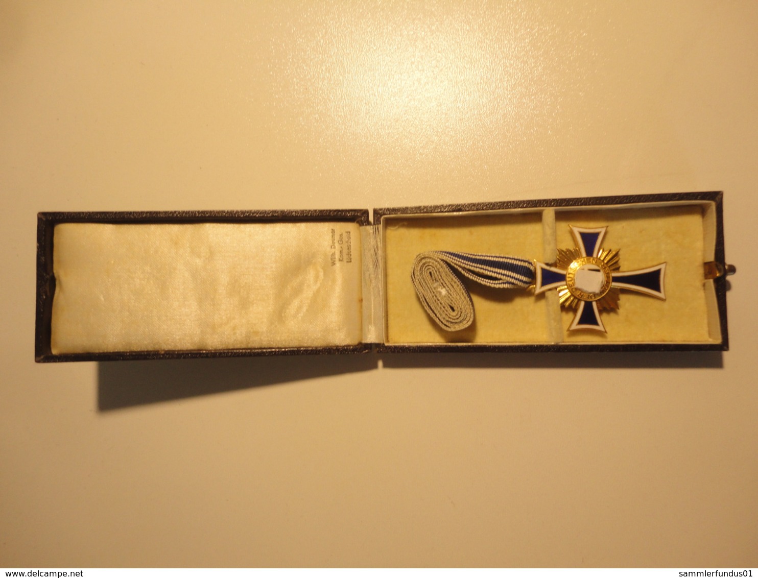 Mutterkreuz In Gold  Im Etui   Hersteller Deumer    2. WK WW  Erhaltung Top !    100% Original ! - Germany