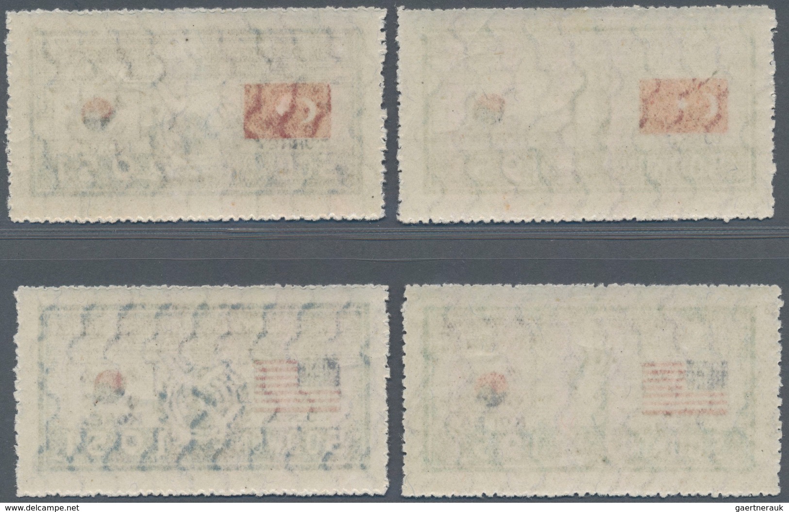 Korea-Süd: 1951/52, Flags Set, Inc. Italy I+II, Unused Mounted Mint First Mount LH (Michel Cat. 1300 - Korea (Zuid)