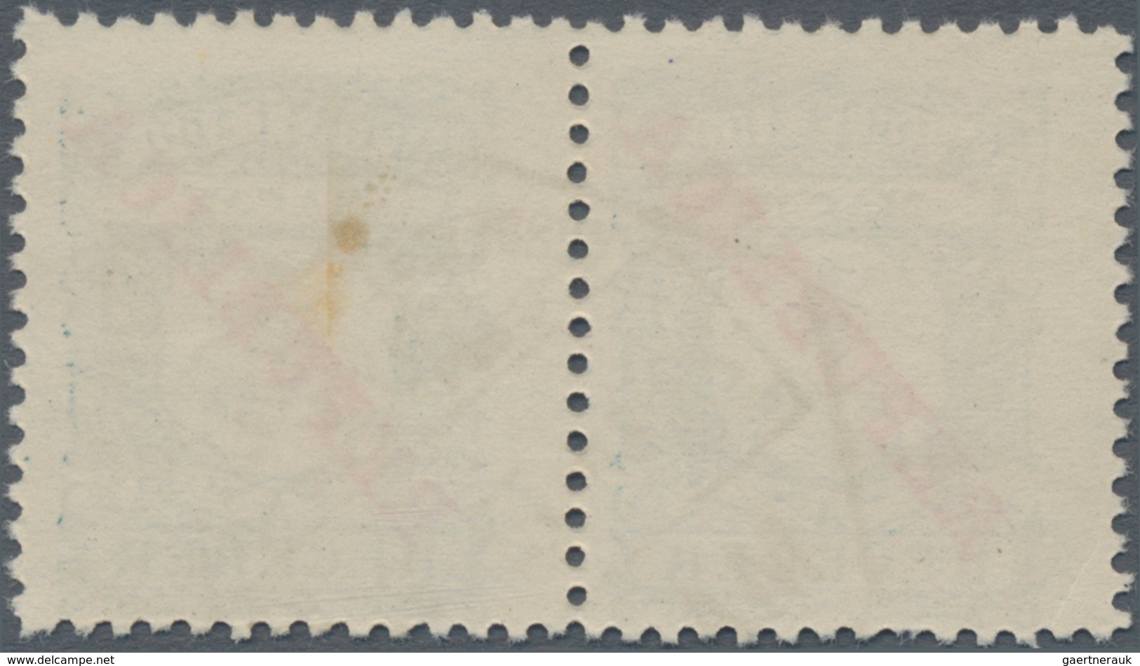 Macau - Portomarken: 1914, 1/2 A. Bluish Green/black, A Horizontal Pair Canc. "MA(CAU) 26 XII 32", R - Andere & Zonder Classificatie
