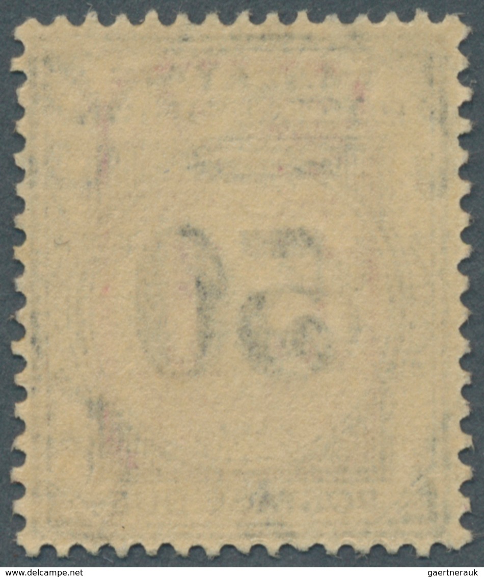Malaiischer Staatenbund - Portomarken: Japanese Occupation, Postage Dues, 1942, 50 C. Black With Red - Federated Malay States