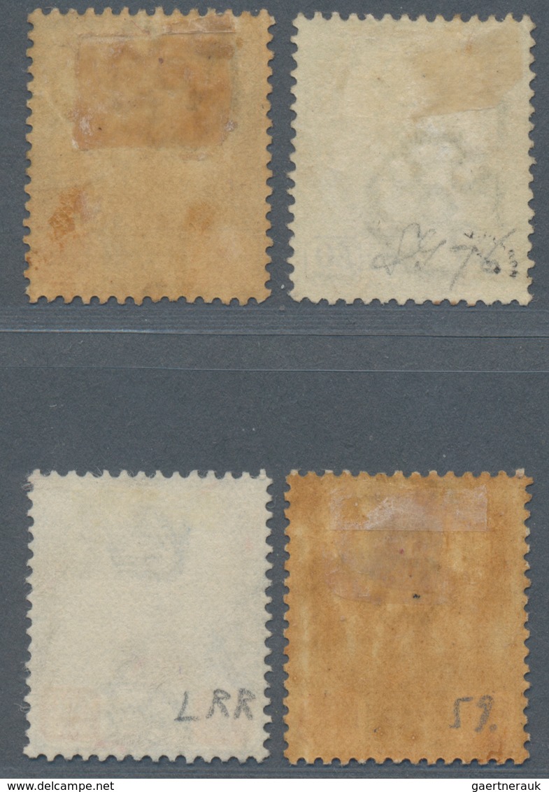 Malaiische Staaten - Johor: 1904-1941 Four High Values Used Fiscally, With $50, Two $100 And 1926 $5 - Johore