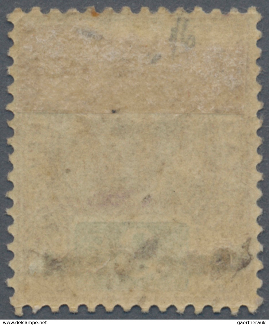 Malaiische Staaten - Sarawak: 1892, Sir Charles Brooke 3c. Purple And Blue With DOUBLE Surcharge 'On - Other & Unclassified