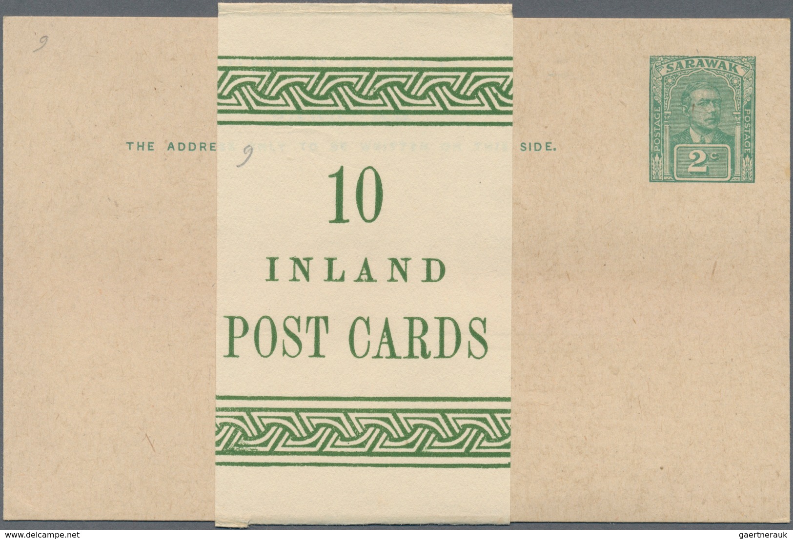 Malaiische Staaten - Sarawak: 1925 (ca.), Stationery Cards 2 C. Green Resp. 4 C. Carmine, Both Unuse - Andere & Zonder Classificatie