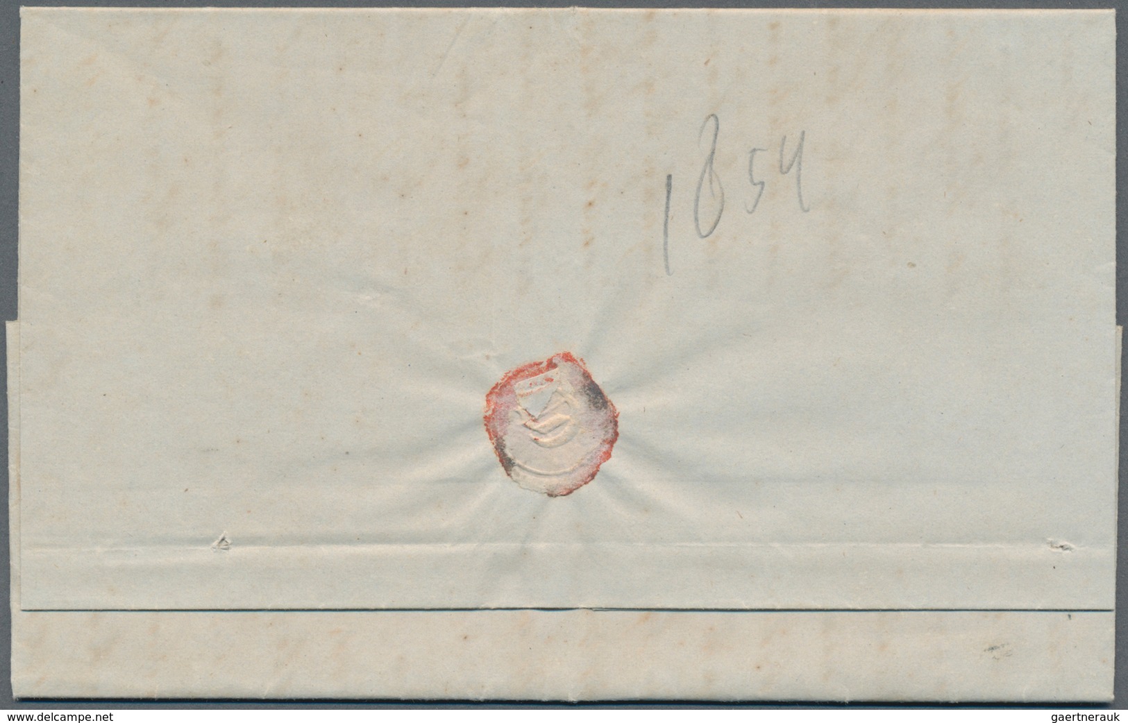 Niederländisch-Indien: 1844/1855, Group Of 3 Entire Letters With Oval Postmarks, Each Addressed To B - Netherlands Indies
