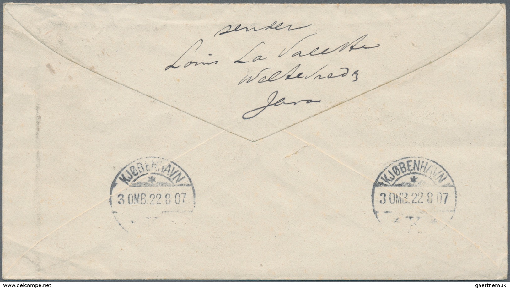 Niederländisch-Indien: 1903, Two Stationery Envelopes With Imprints: "12½ Ct NED-INDIE." On 20 C Blu - Nederlands-Indië