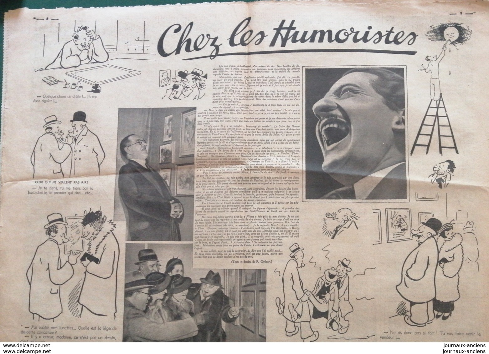 1936 CHEZ LES HUMORISTES Text Et Dessins R. GUÉRIN - Autres & Non Classés