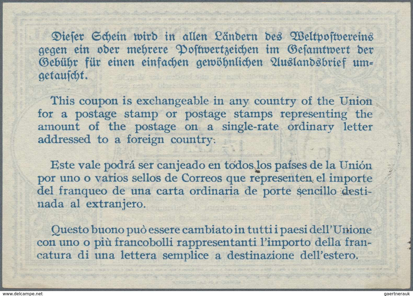 Niederländisch-Indien: 1940, International Reply Coupon IRC, 17 1/2 C. Canc. "SEMARANG 21.2.41". - Indes Néerlandaises