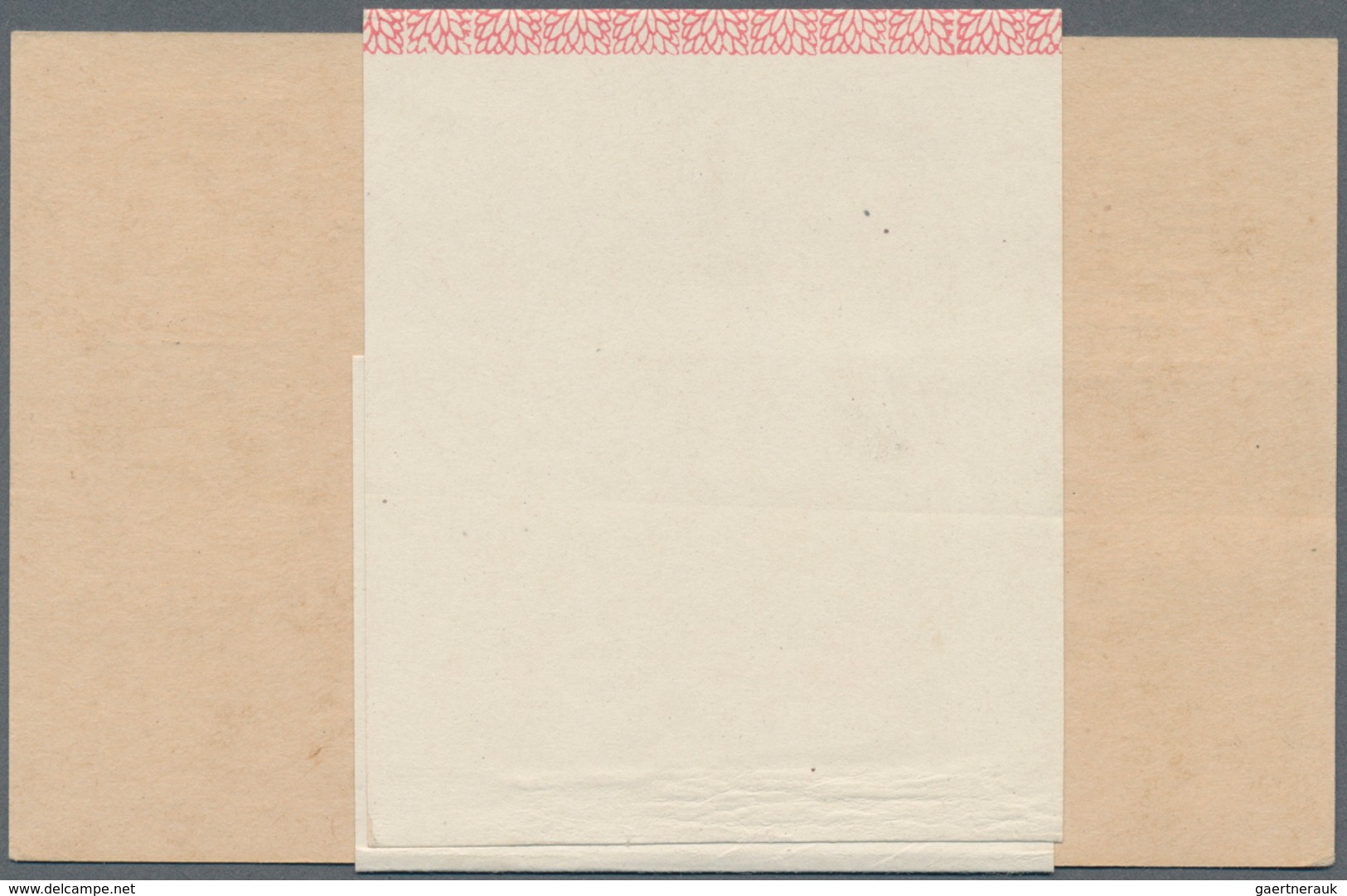 Palästina: 1928/1929, Three Stationery Cards: 4m. Rose And 7m. Red, Both Unused And With Relating Ha - Palästina