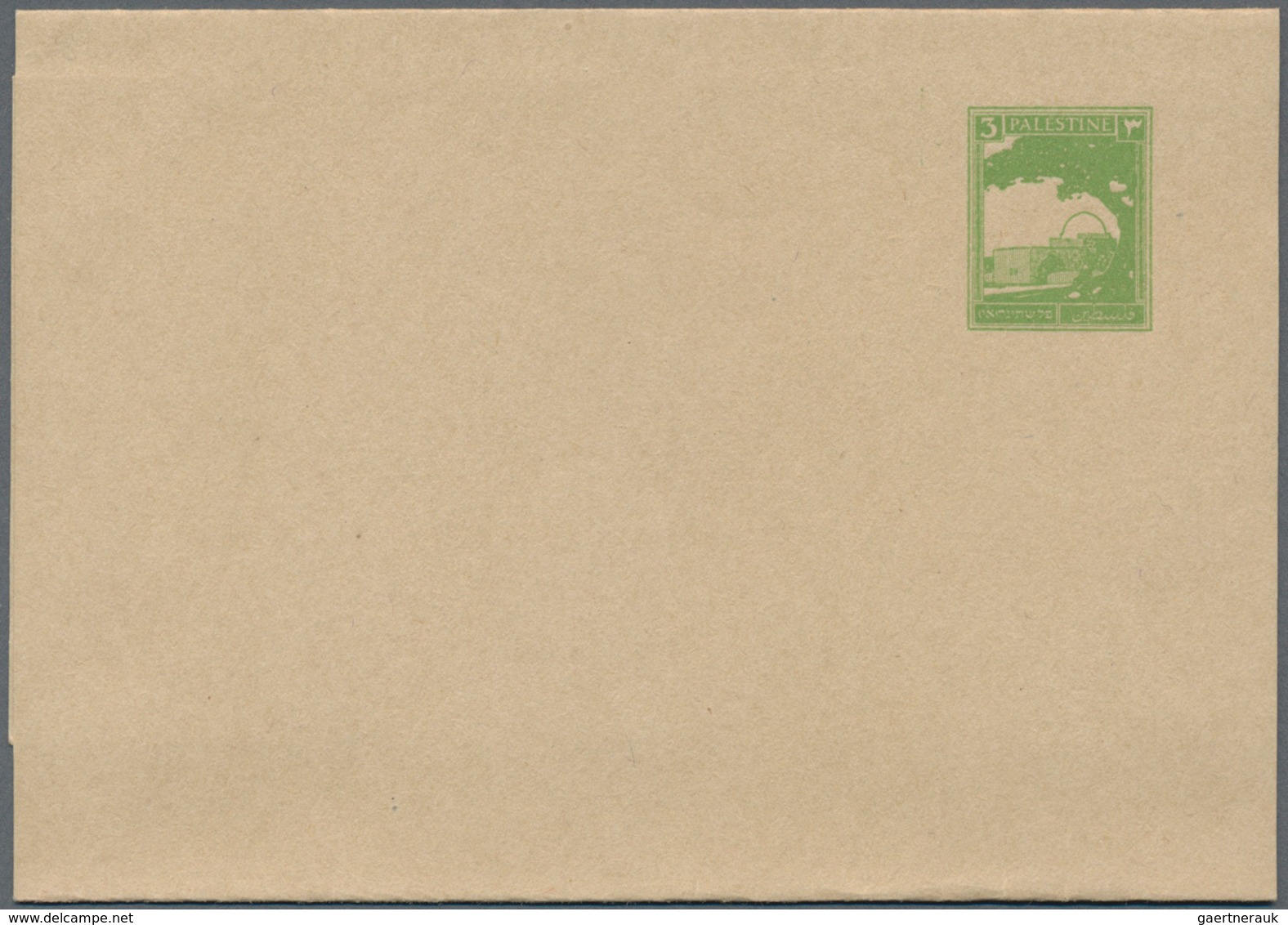 Palästina: 1931, Two Unused Wrappers: 2m. Dark Blue (this One With Relating Harrison's Banderole "10 - Palästina