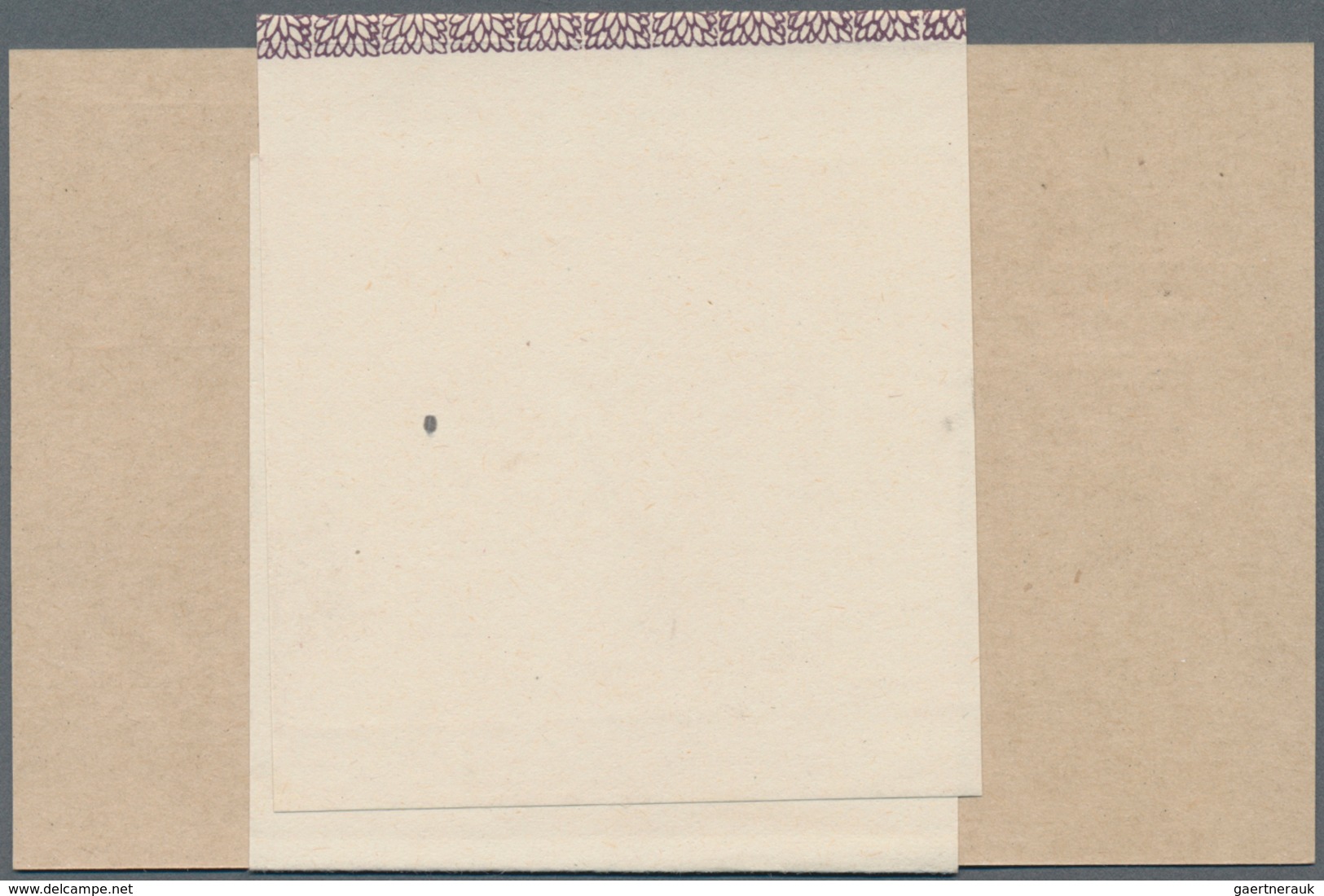 Palästina: 1932/1933, Three Unused Stationery Cards: 8m. Vermillion And 4m. Brown Purple, Both With - Palestine