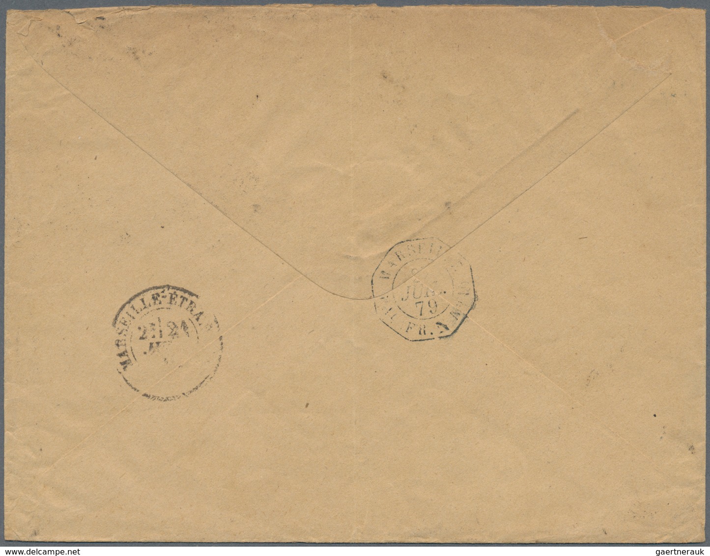 Philippinen: 1879. Envelope Addressed To The French Scientific Mission In Singapore Bearing French T - Philippinen