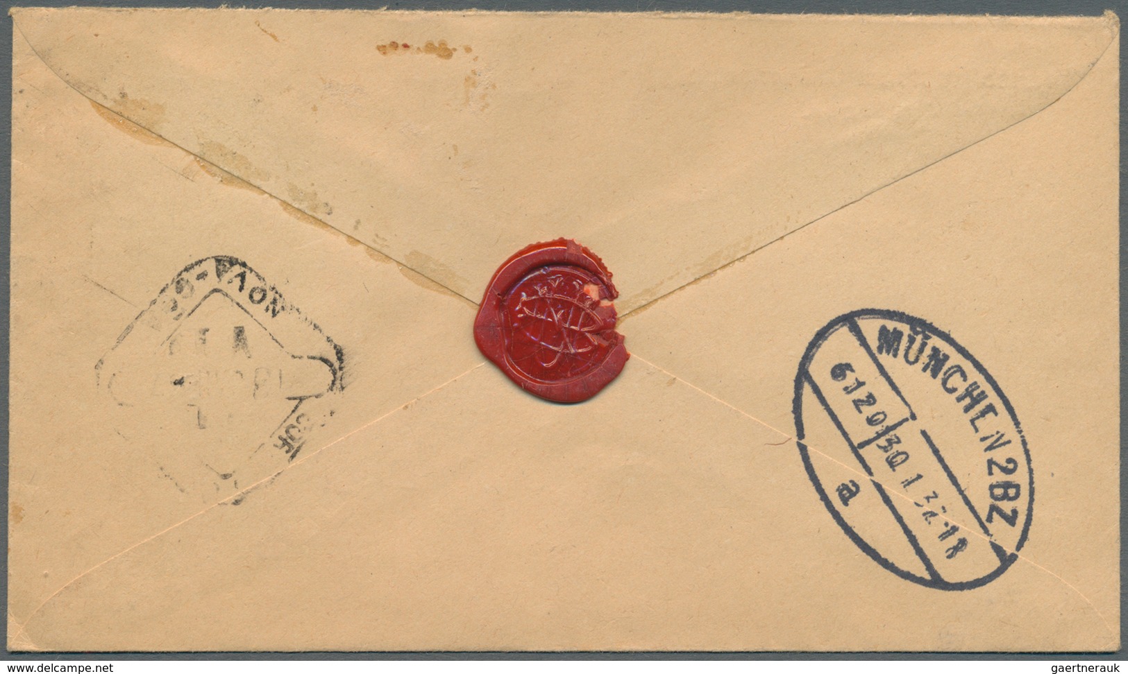 Portugiesisch-Indien: 1935-1937, Two Registered Covers From Nova Goa To Munich, Germany As 1) 1935 P - Portuguese India