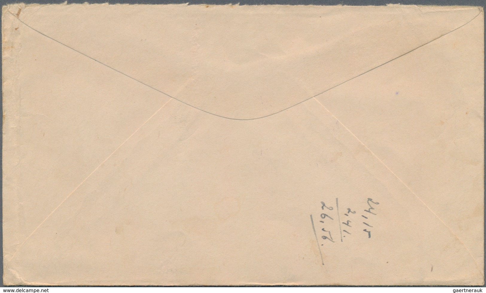 Singapur: 1946, Field Post Letter From A Dutch Soldier To Netherlands With Provisional Rubber Handst - Singapore (...-1959)