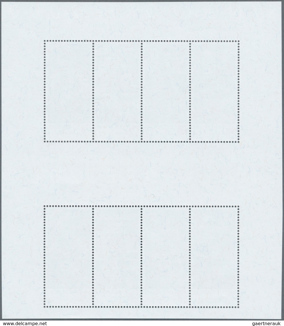 Singapur: 2000, Singapore. MILLENNIUM. The Set's Souvenir Sheet In An Uncut Vertical Block Pair. Min - Singapur (...-1959)