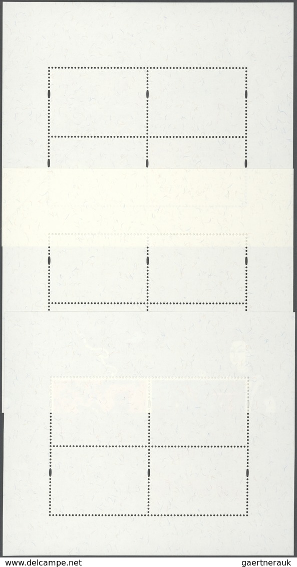 Thailand: 1997. Progressive Proof (11 Phases Inclusive Original) For The Souvenir Sheet Of The ASALH - Tailandia