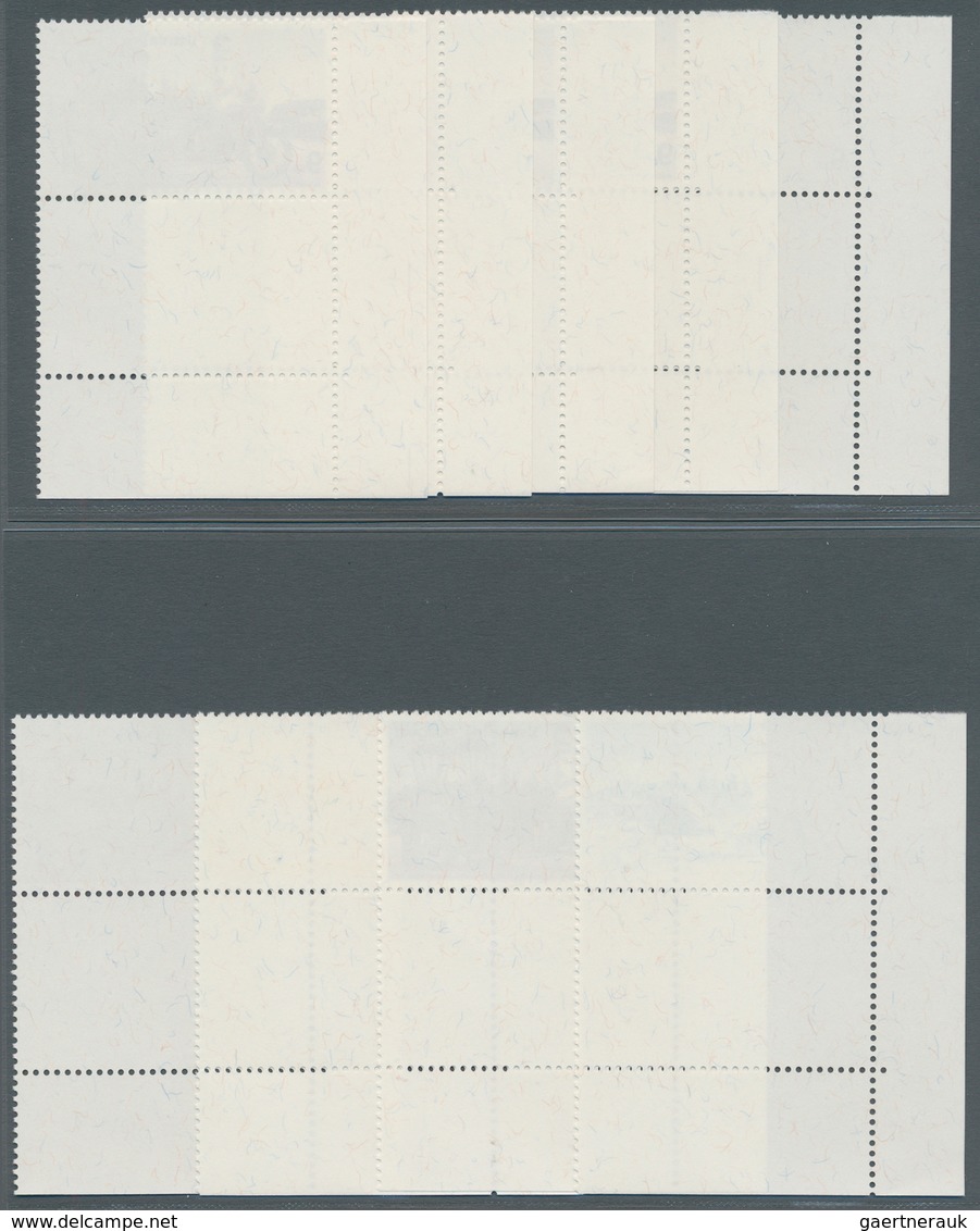 Thailand: 1997. Progressive Proof (9 Phases Inclusive Original) As Vertical Corner Units With Blank - Thailand