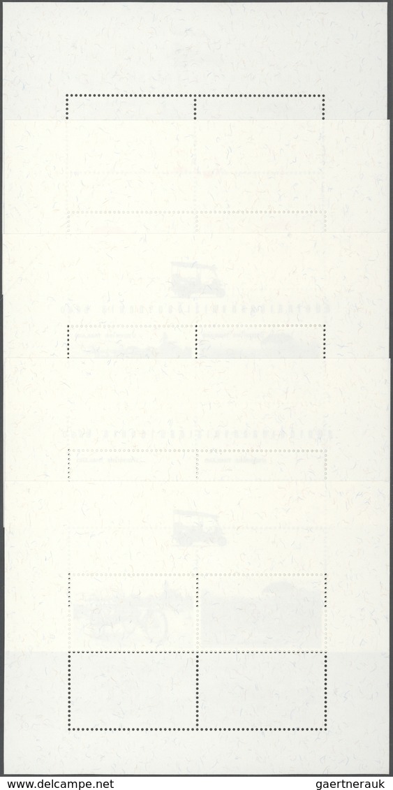 Thailand: 1997. Progressive Proof (10 Phases Inclusive Original) For The Souvenir Sheet Of The Set " - Thailand