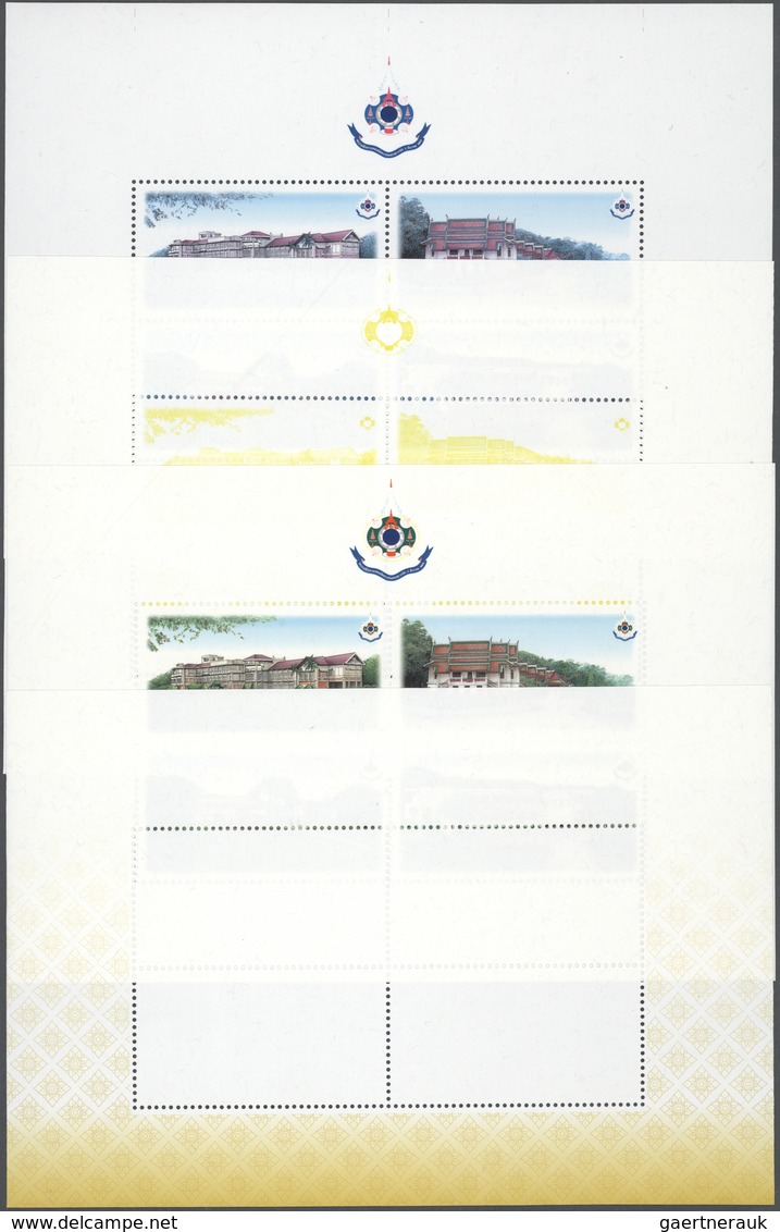 Thailand: 1999. Progressive Proof (11 Phases Inclusive Original) For The Souvenir Sheet Of The Set " - Thailand