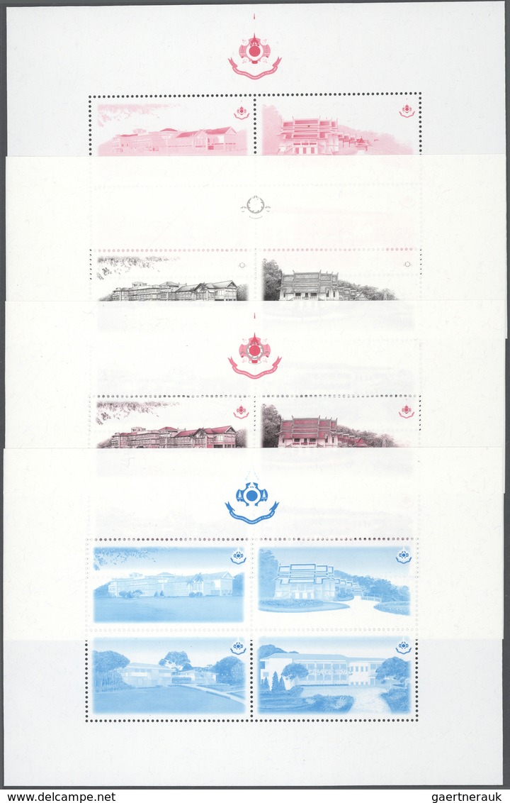 Thailand: 1999. Progressive Proof (11 Phases Inclusive Original) For The Souvenir Sheet Of The Set " - Thailand