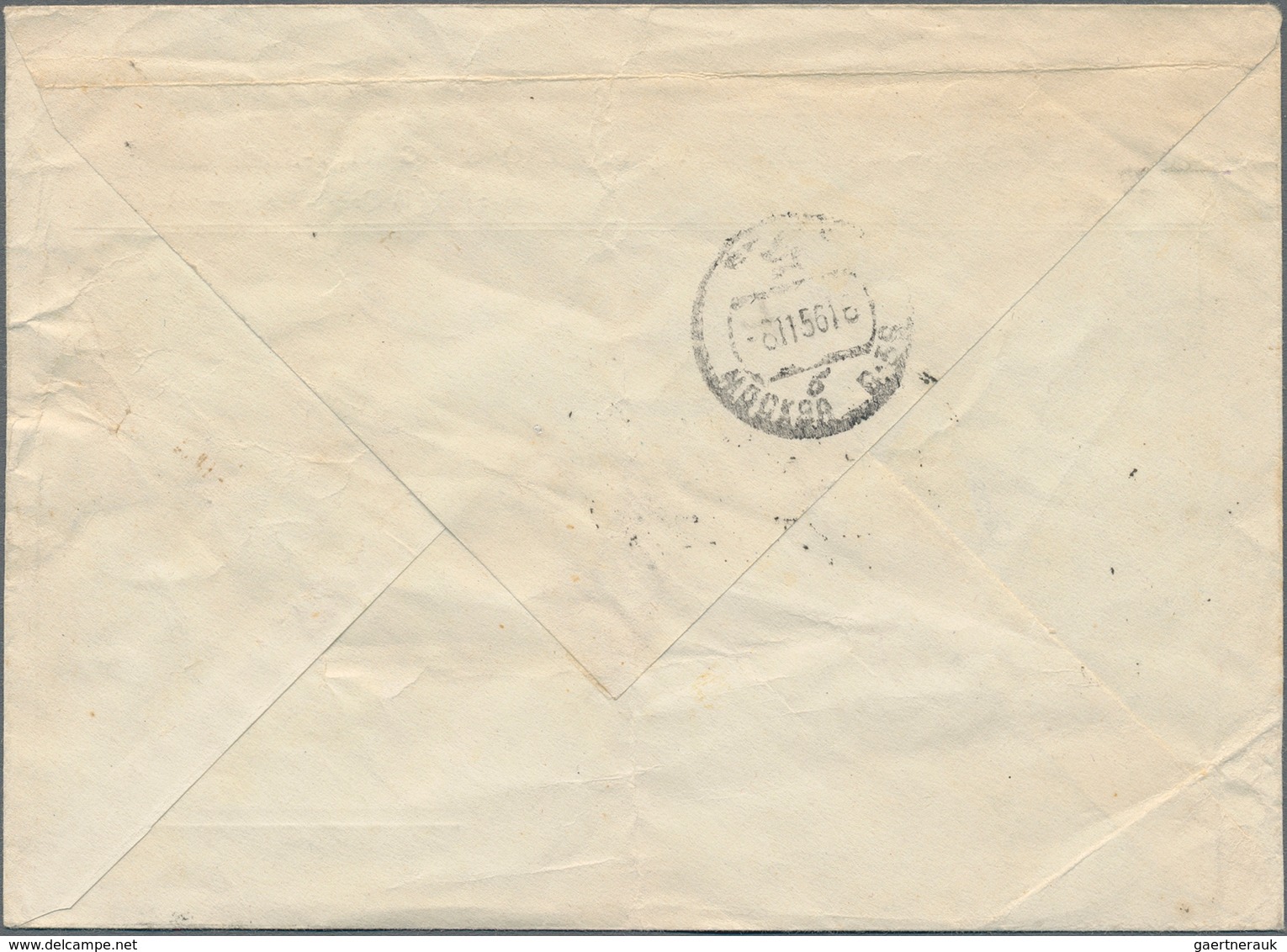 Vietnam-Nord (1945-1975): 1954/1956. Business Letter With A Single Franking Of Michel Nr. 14A From O - Vietnam