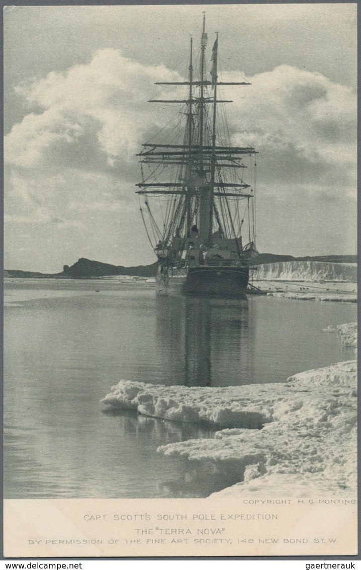 Thematik: Antarktis / Antarctic: 1901/13, Scotts Expeditions: "British Antarctic Expedition 1910" (a - Sonstige & Ohne Zuordnung