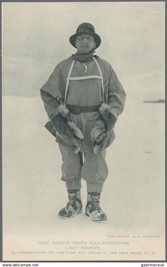 Thematik: Antarktis / Antarctic: 1901/13, Scotts Expeditions: "British Antarctic Expedition 1910" (a - Andere & Zonder Classificatie