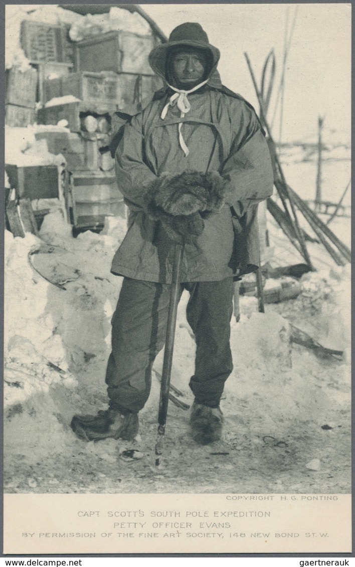 Thematik: Antarktis / antarctic: 1901/13, Scotts expeditions: "British Antarctic Expedition 1910" (a