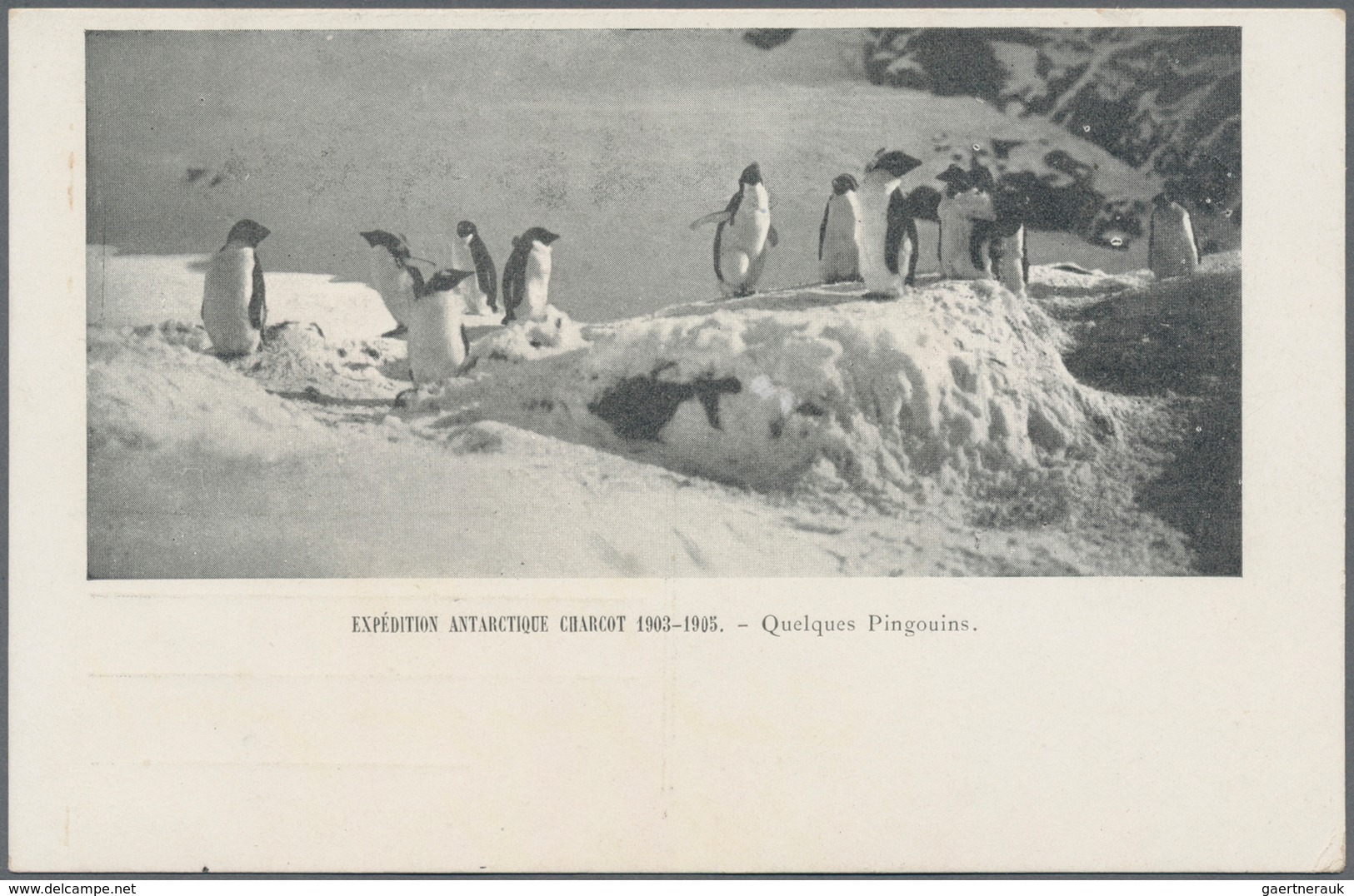 Thematik: Antarktis / Antarctic: 1903/05, French Antarctic Expedition "Misson Charcot", Six Official - Andere & Zonder Classificatie