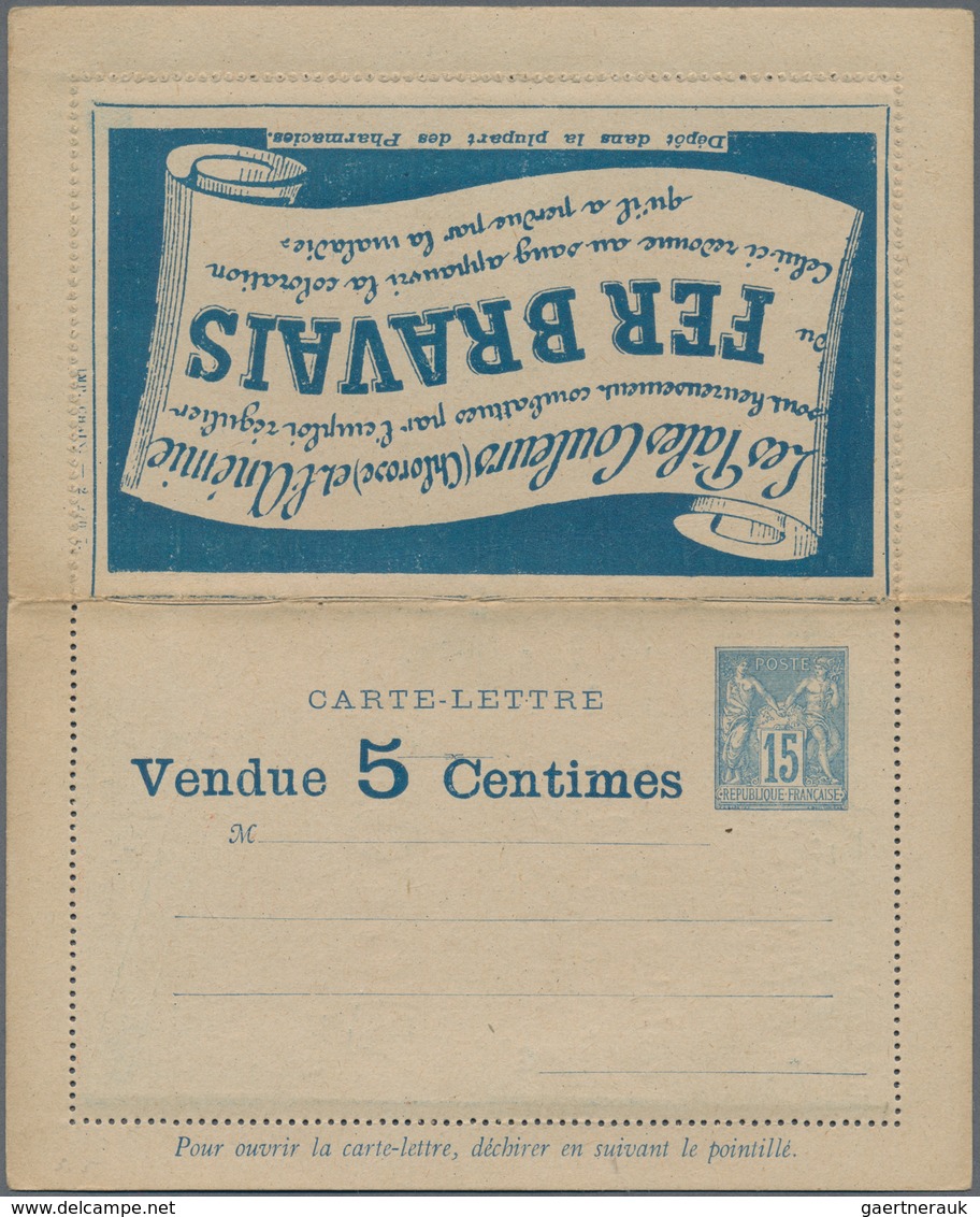 Thematik: Anzeigenganzsachen / Advertising Postal Stationery: 1890 (approx.), France. Advertising Le - Zonder Classificatie