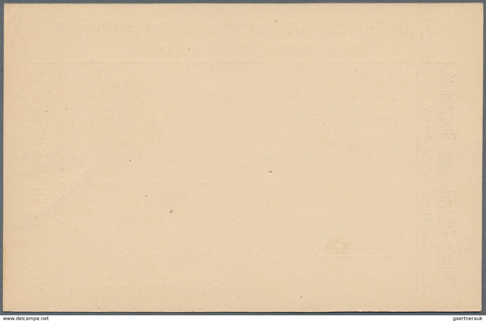 Thematik: Anzeigenganzsachen / Advertising Postal Stationery: 1895 (ca.), German Reich. Private Ad P - Zonder Classificatie