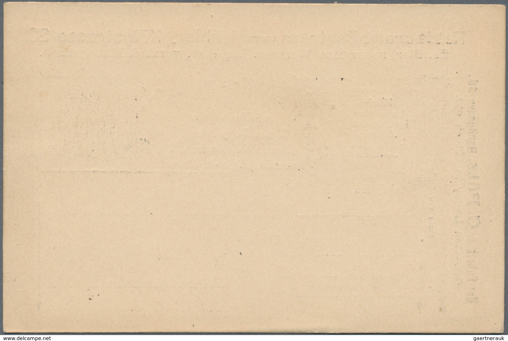 Thematik: Anzeigenganzsachen / Advertising Postal Stationery: 1895 (ca.), German Reich. Private Ad P - Zonder Classificatie