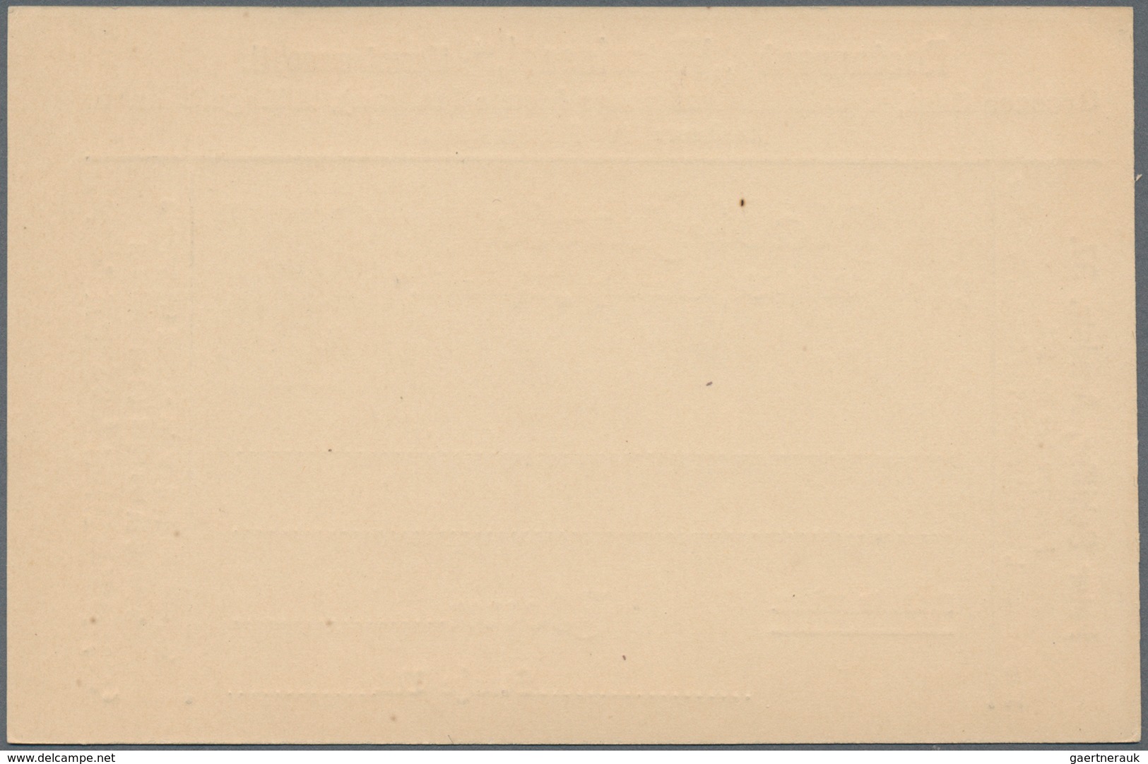 Thematik: Anzeigenganzsachen / Advertising Postal Stationery: 1895 (ca.), German Reich. Private Ad P - Ohne Zuordnung