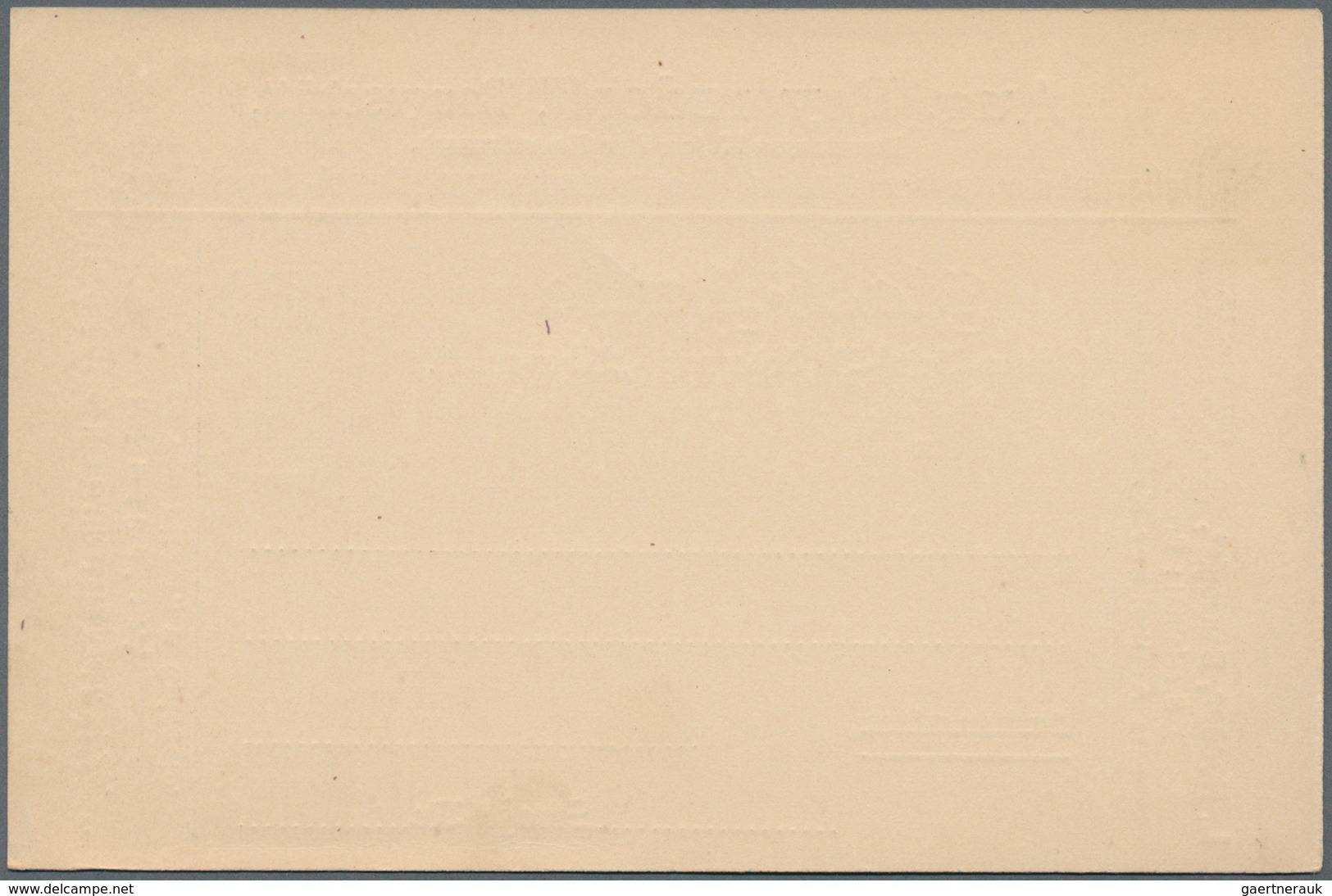 Thematik: Anzeigenganzsachen / Advertising Postal Stationery: 1895 (ca.), German Reich. Private Ad P - Unclassified