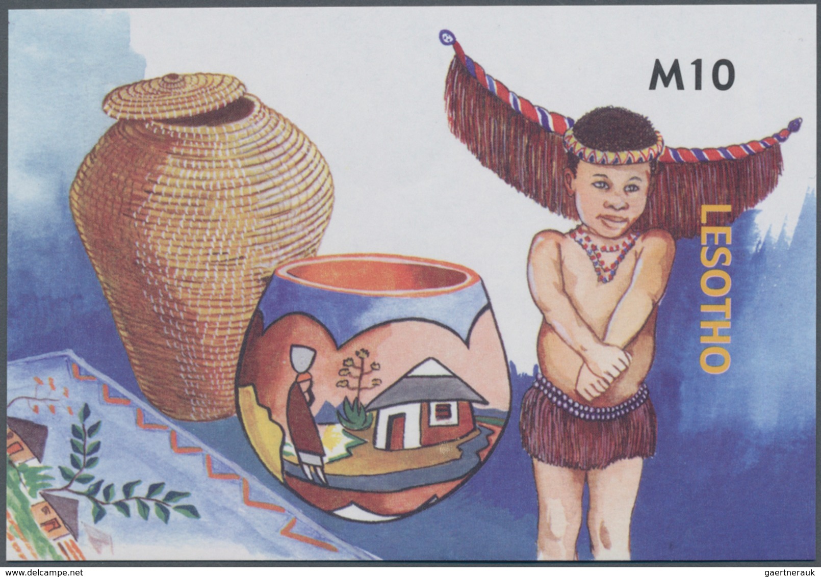 Thematik: Kunsthandwerk / Arts And Crafts: 2006, Lesotho. Imperforate Souvenir Sheet (1 Value) From - Andere & Zonder Classificatie